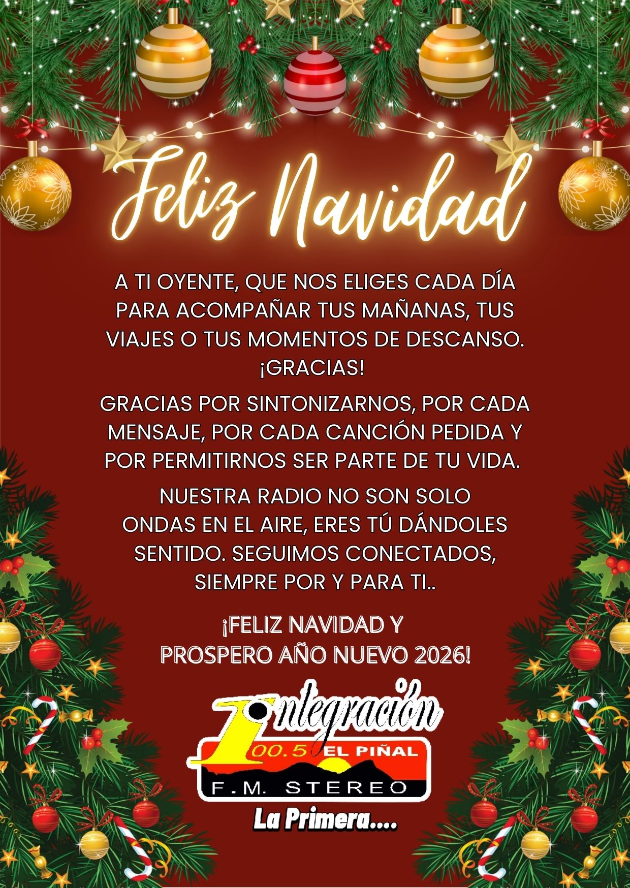 AGRADECIMIENTO A NUESTROS OYENTES