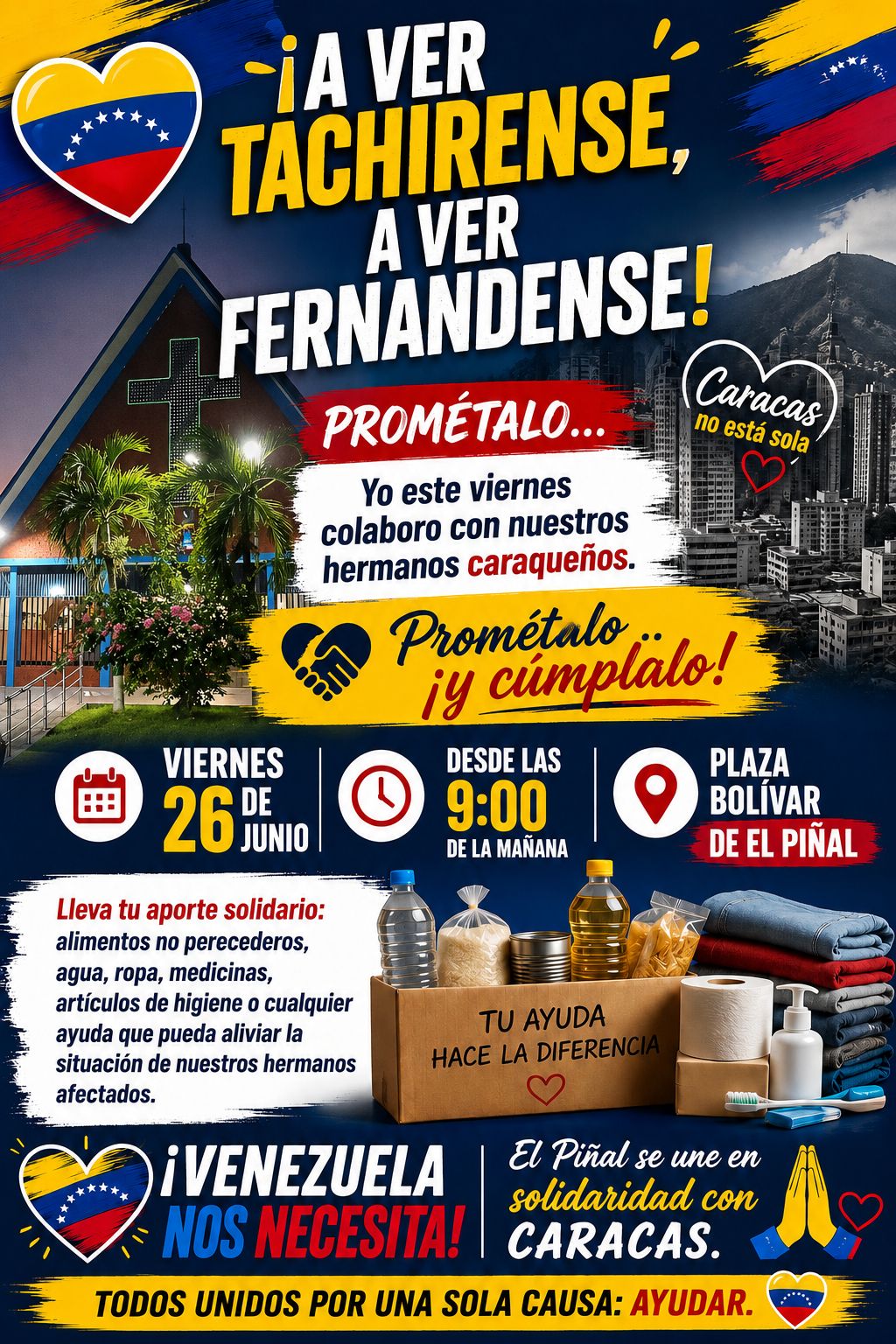 Caracas estamos contigo..