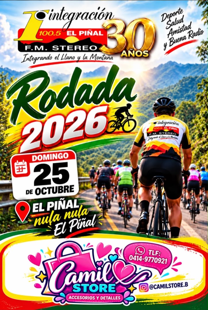 PATROCINANTES DEL GRAN FONDO CICLISTICO EN HOMENAJE A LOS 30 AÑOS DE INTEGRACION 100.5FM